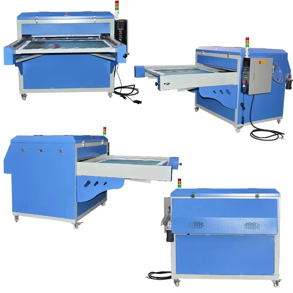 Large Format Manual Flatbed Heat Press Machine for Textile Production detail image