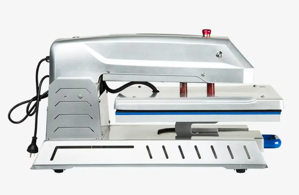 Manual Electric Heat Press Machine with Drawer Base for Garment Transfer detail image
