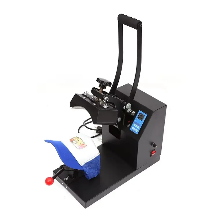 Manual Hat and Cap Heat Press Machine for Small Business Customization detail image