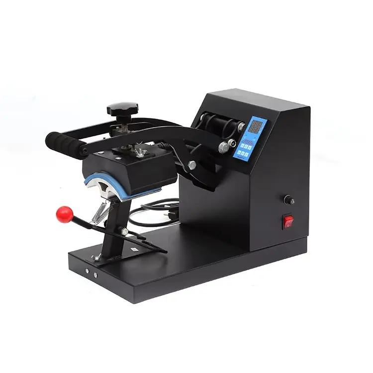 Manual Hat and Cap Heat Press Machine for Small Business Customization detail image