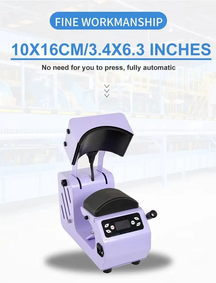 Mini Electric Cap Heat Press Machine for Personalized Hat Decoration detail image