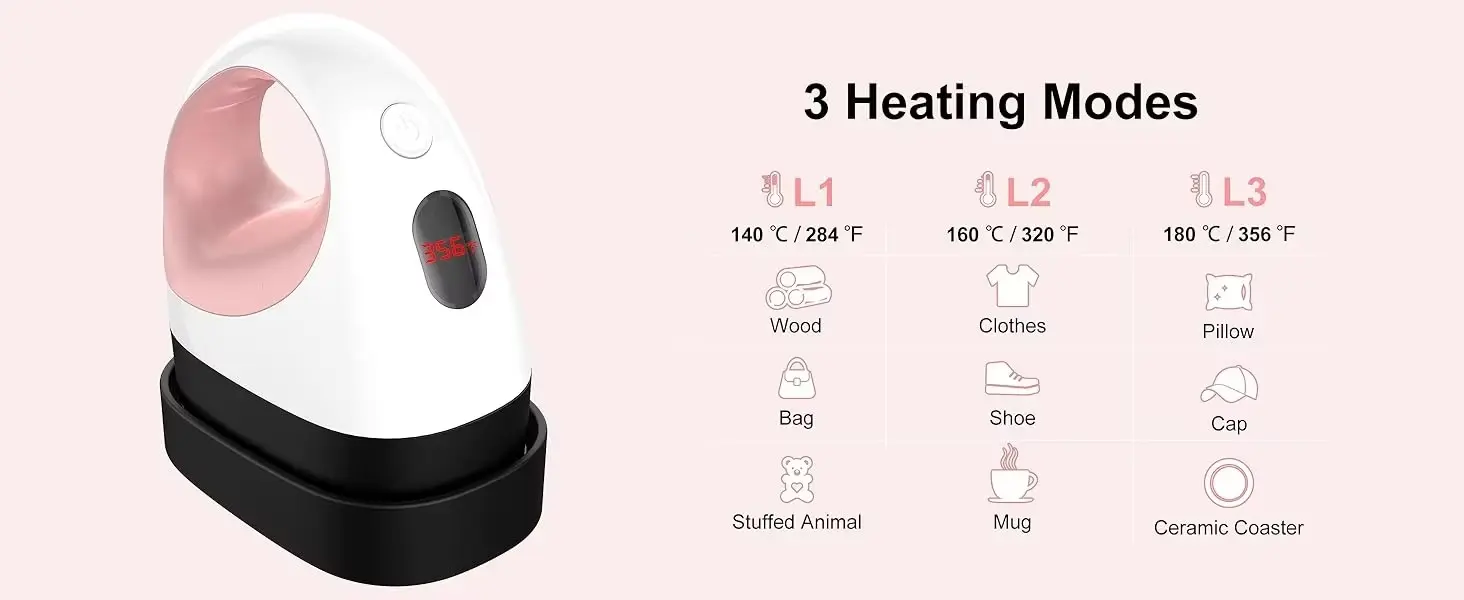 Mini Portable Electric Heat Press Machine for Craft Transfer Applications detail image