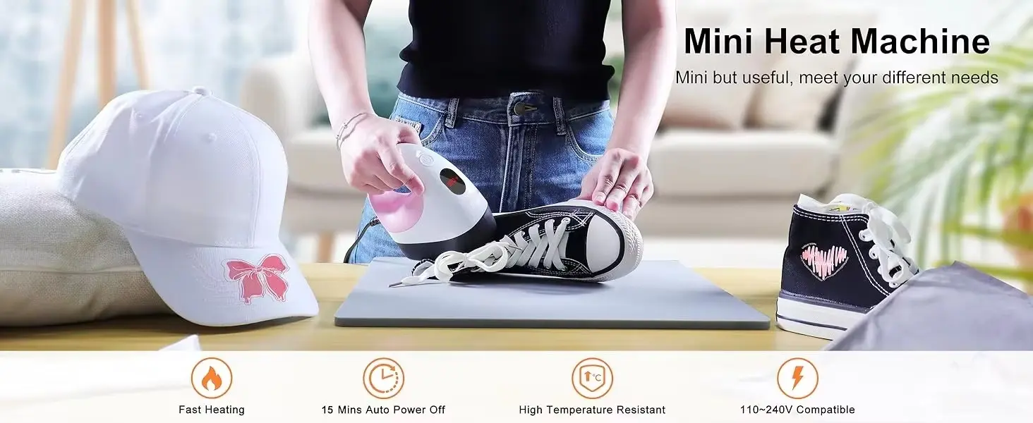 Mini Portable Electric Heat Press Machine for Craft Transfer Applications detail image