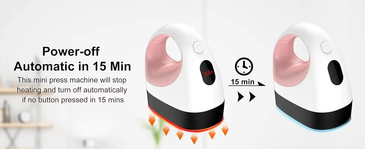 Mini Portable Electric Heat Press Machine for Craft Transfer Applications detail image