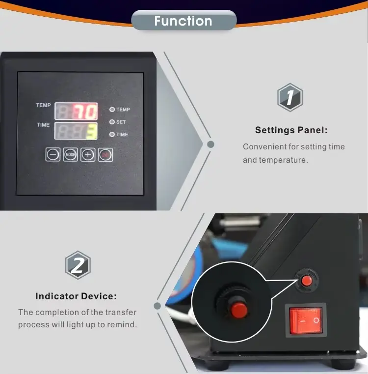 Mug Cup Sublimation Heat Press Machine detail image