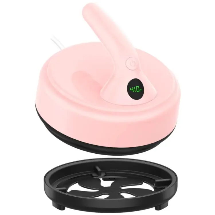 Portable 5-Inch Ceramic Electric Heat Press for Small Transfer Jobs
