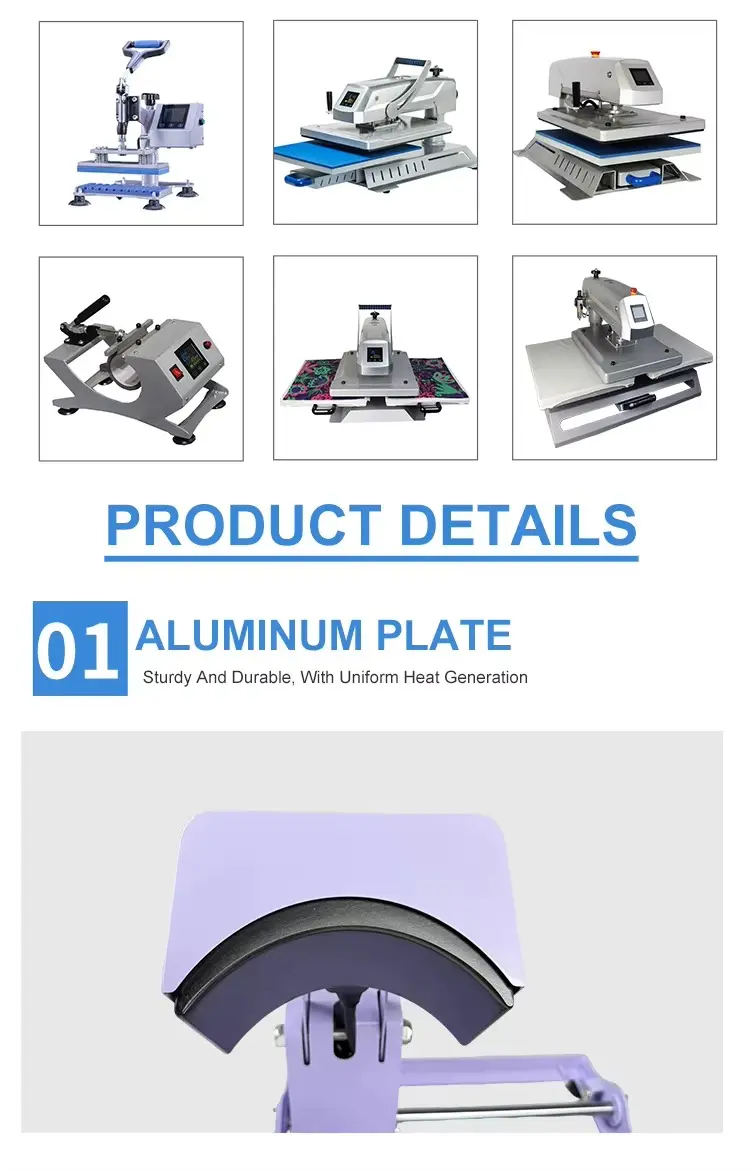 Portable Electric Hat Press Machine for Custom Cap Transfer Production detail image