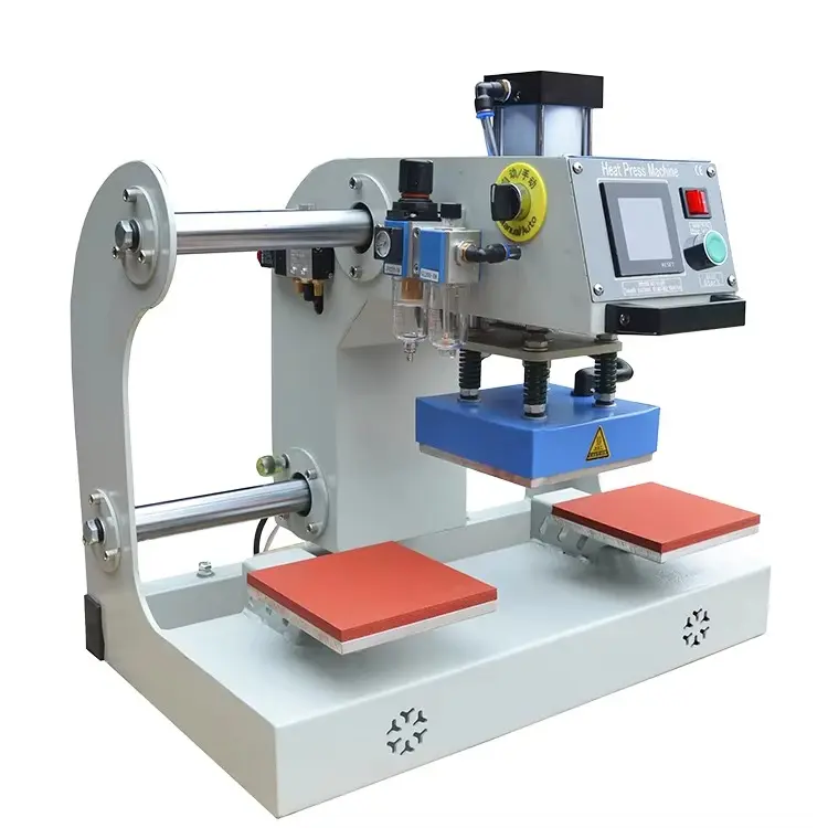 Small Double Station Pneumatic Heat Press Machine