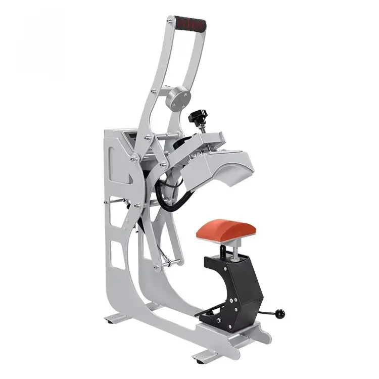 Swing-Away Manual Cap Heat Press Machine for Hat and Logo Transfer