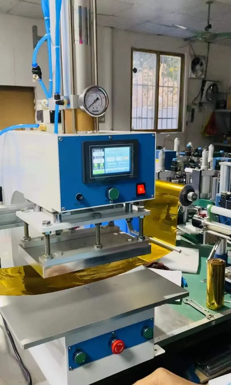 1500kg Automatic Pneumatic 图片素材 2026-7-8 Hot Foil Stamping Machine for B2B Buyers detail image