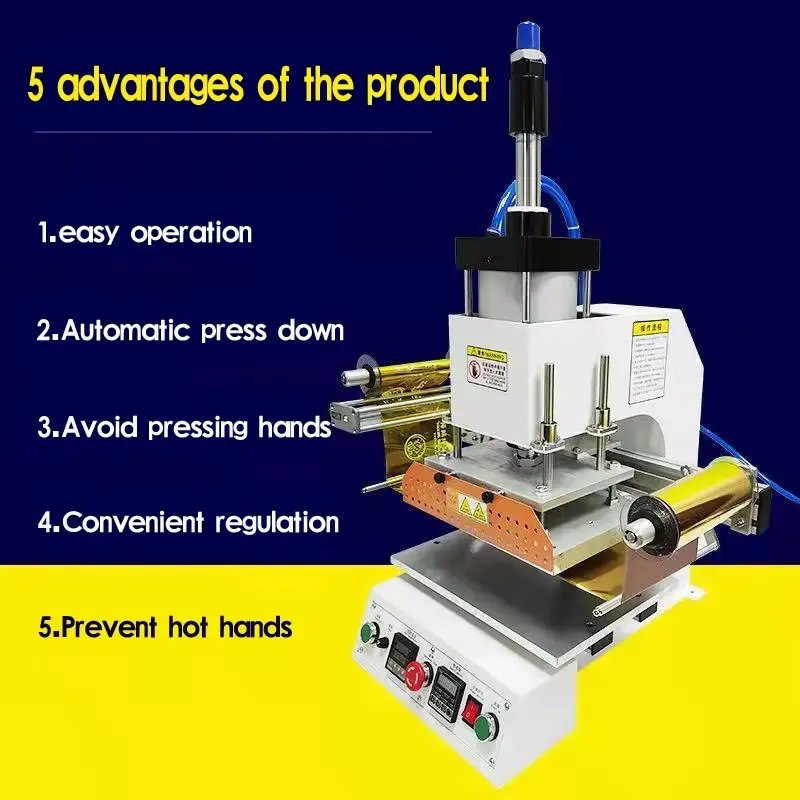 20x30cm Pneumatic Professional 图片素材 2026-7-8 Hot Foil Stamping Machine for B2B Buyers detail image