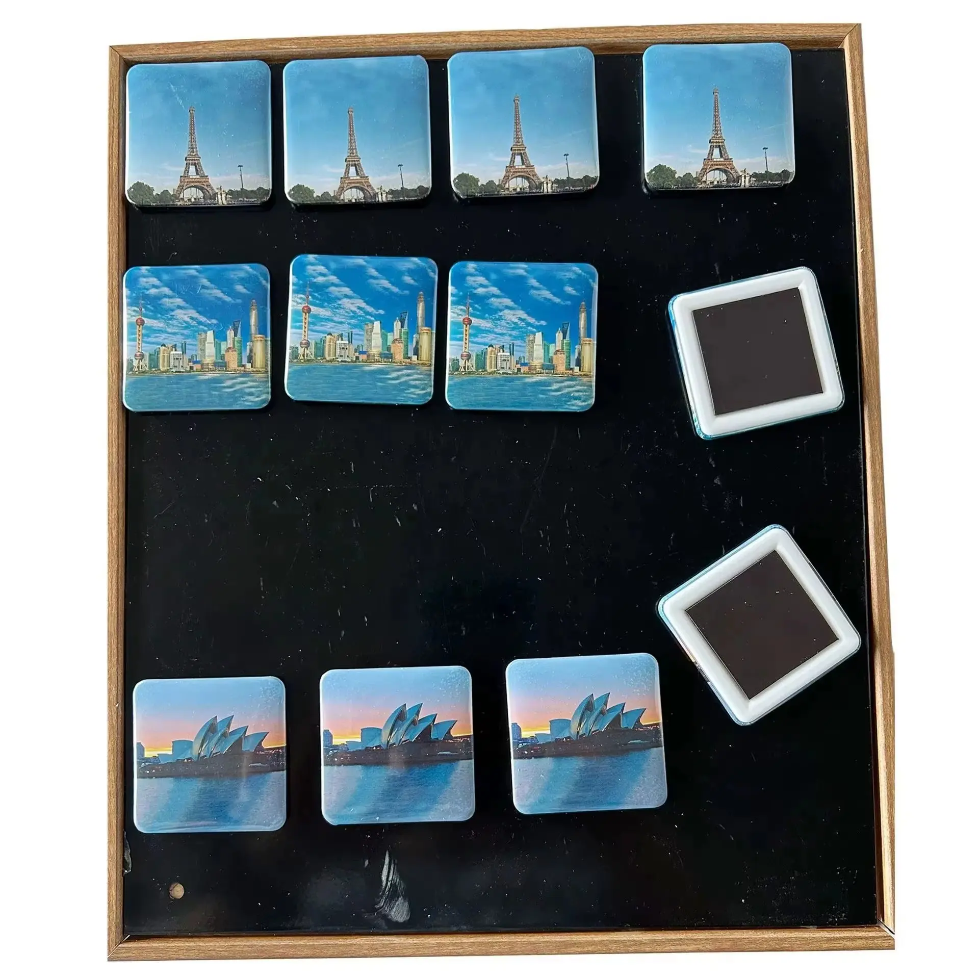 50x50mm Square Fridge Magnet Making Machine detail image 3