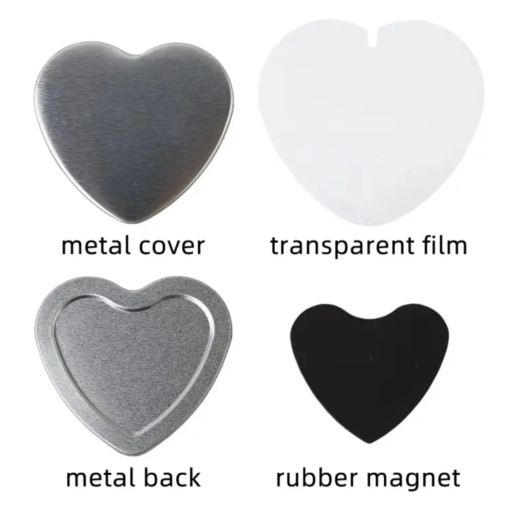 57x53mm Heart Shape Photo Fridge Magnet Making Machine