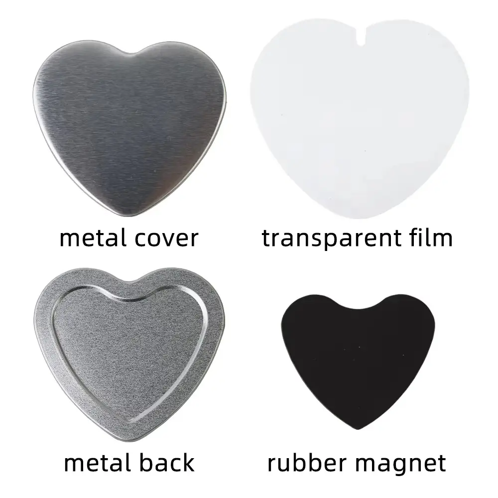 57x53mm Heart Shape Photo Fridge Magnet Making Machine