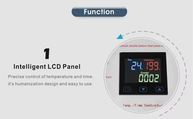 60x40cm Semi-Automatic Hydraulic Heat Press Machine detail image 3