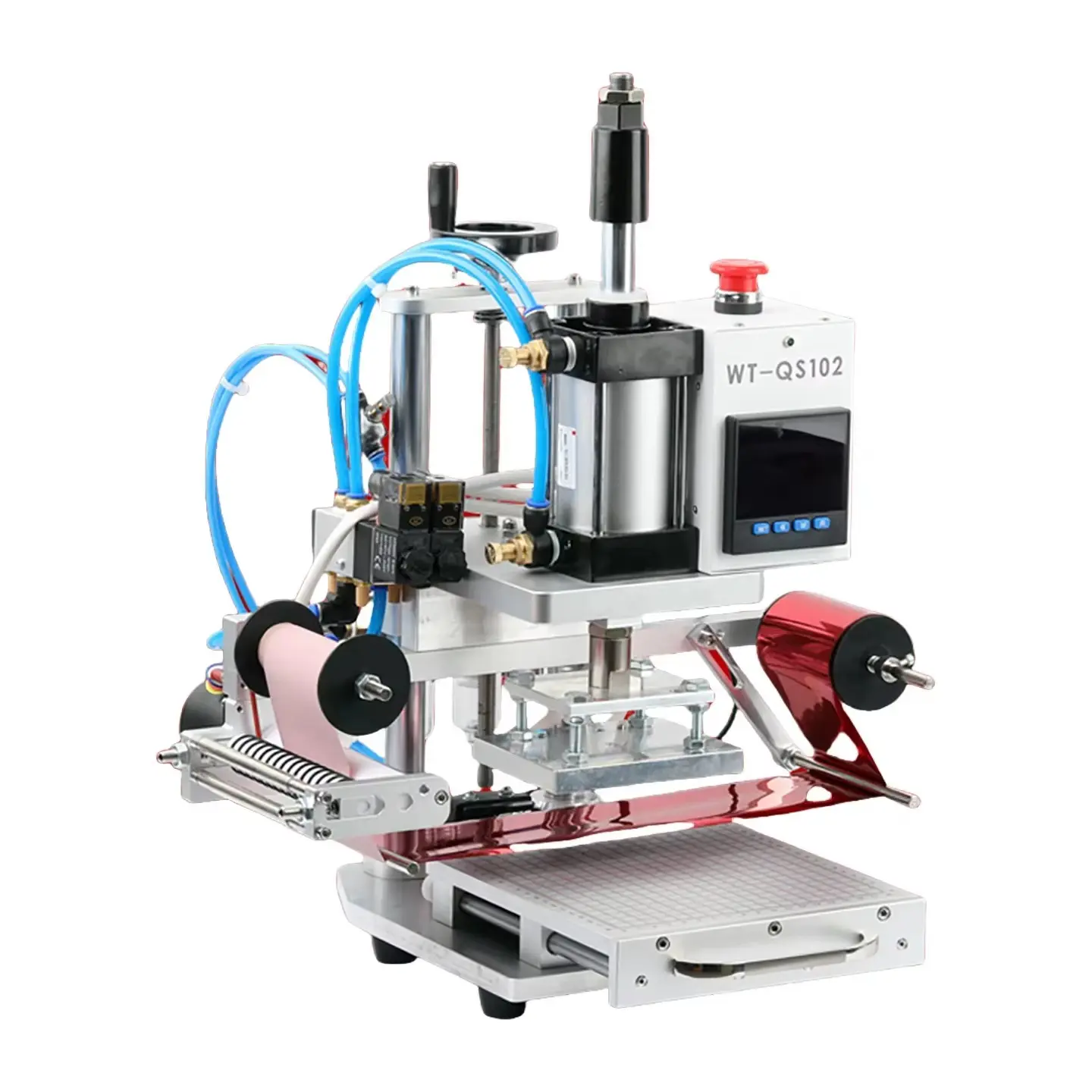 Automatic Pneumatic Flatbed 图片素材 2026-7-8 Hot Foil Stamping Machine for B2B Buyers