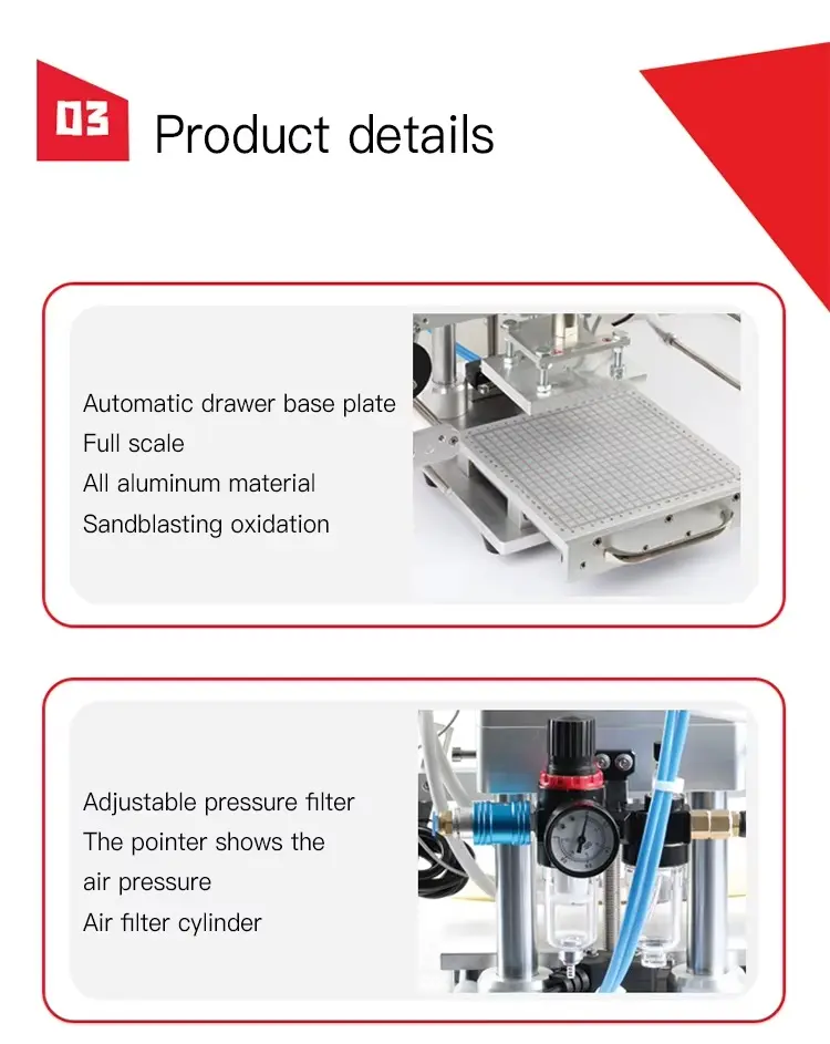Automatic Pneumatic Flatbed 图片素材 2026-7-8 Hot Foil Stamping Machine for B2B Buyers detail image