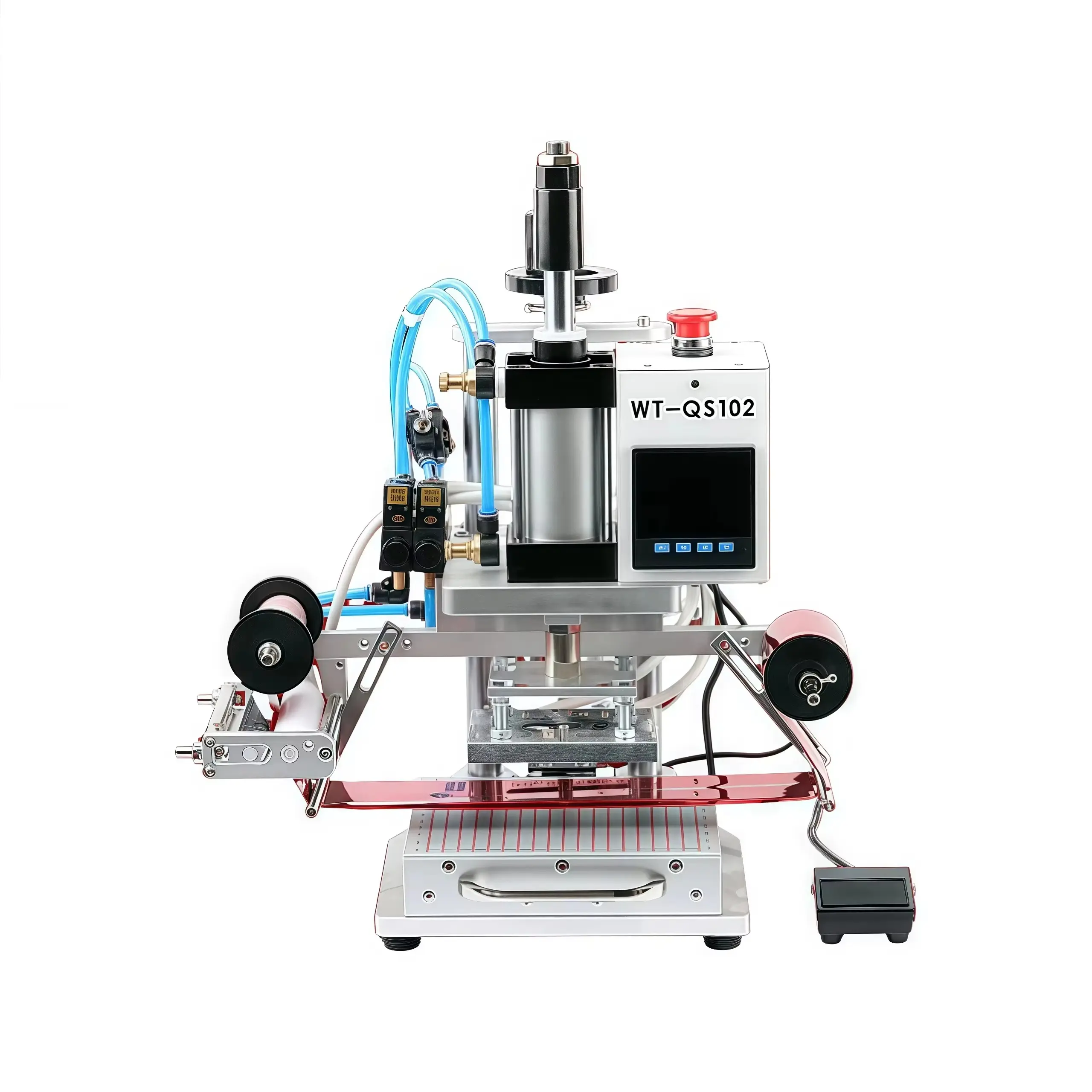 Automatic Pneumatic Flatbed 图片素材 2026-7-8 Hot Foil Stamping Machine for B2B Buyers