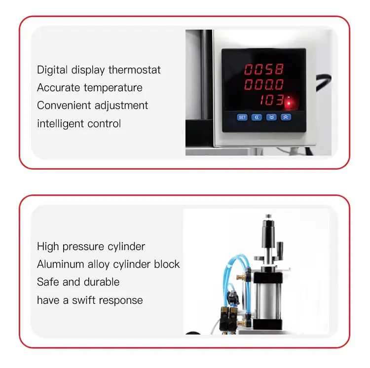 Automatic Pneumatic Flatbed 图片素材 2026-7-8 Hot Foil Stamping Machine for B2B Buyers detail image