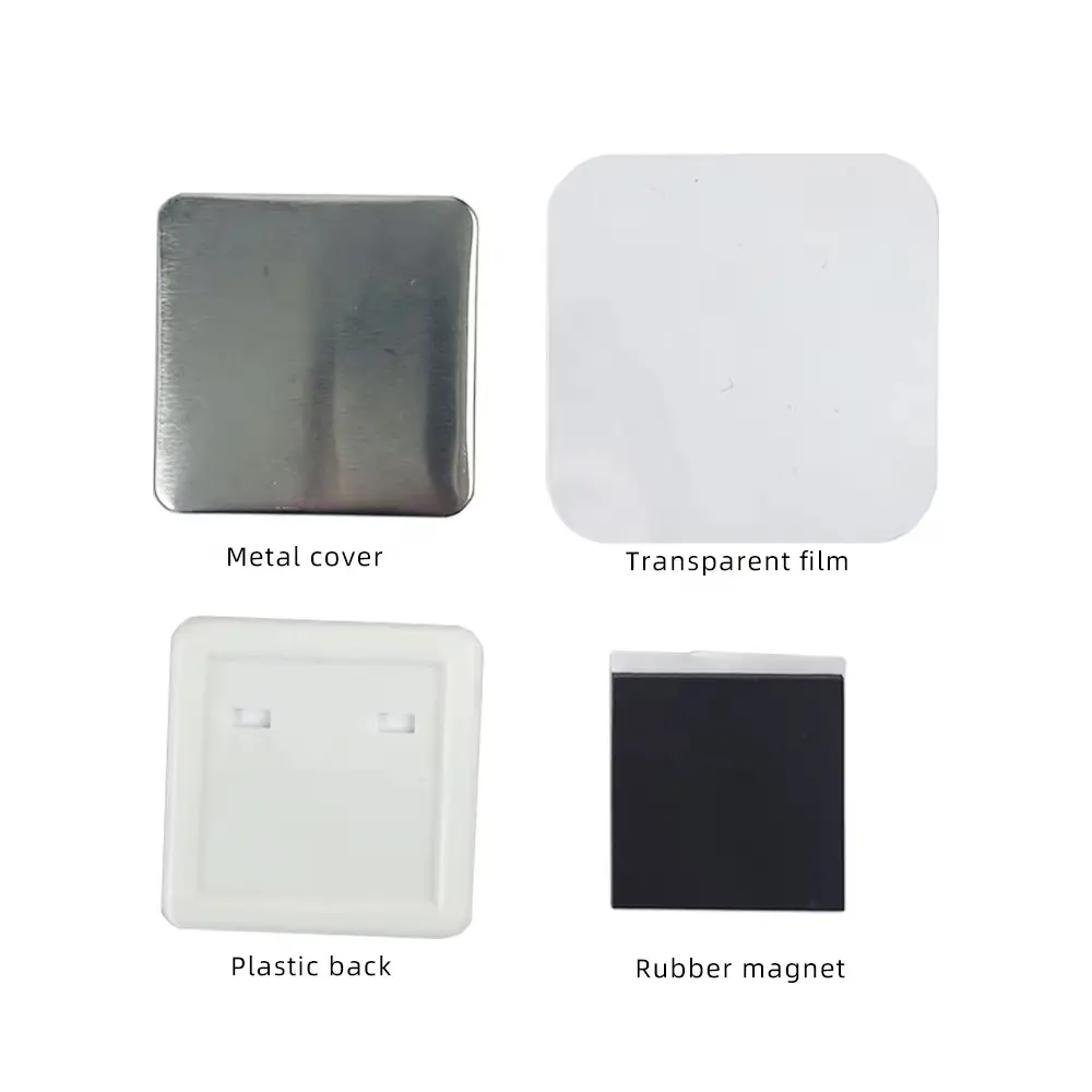 Custom 50x50mm Square Fridge Magnet Making Machine detail image 3