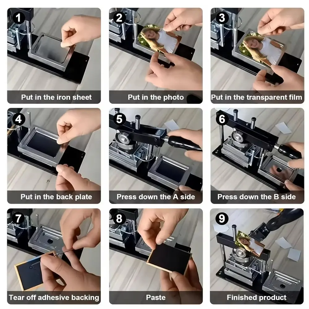 High-Efficiency Magnet Making Machine for Custom Fridge Magnets detail image 8