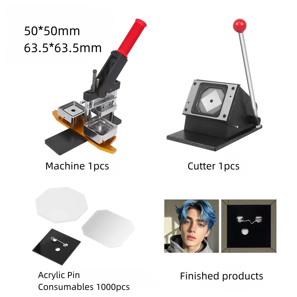 High Quality Fridge Magnet Making Machine for B2B Custom Gifts detail image 3