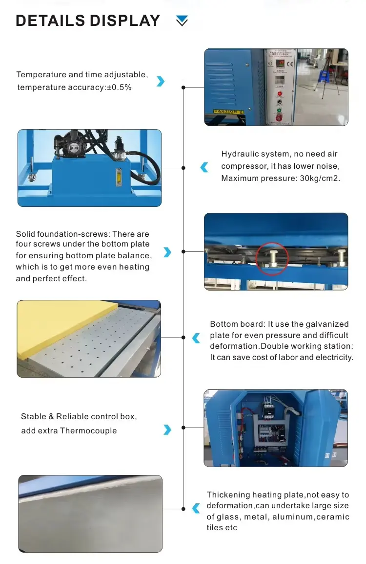 High Quality Hydraulic Large Format Heat Press Machine detail image 2