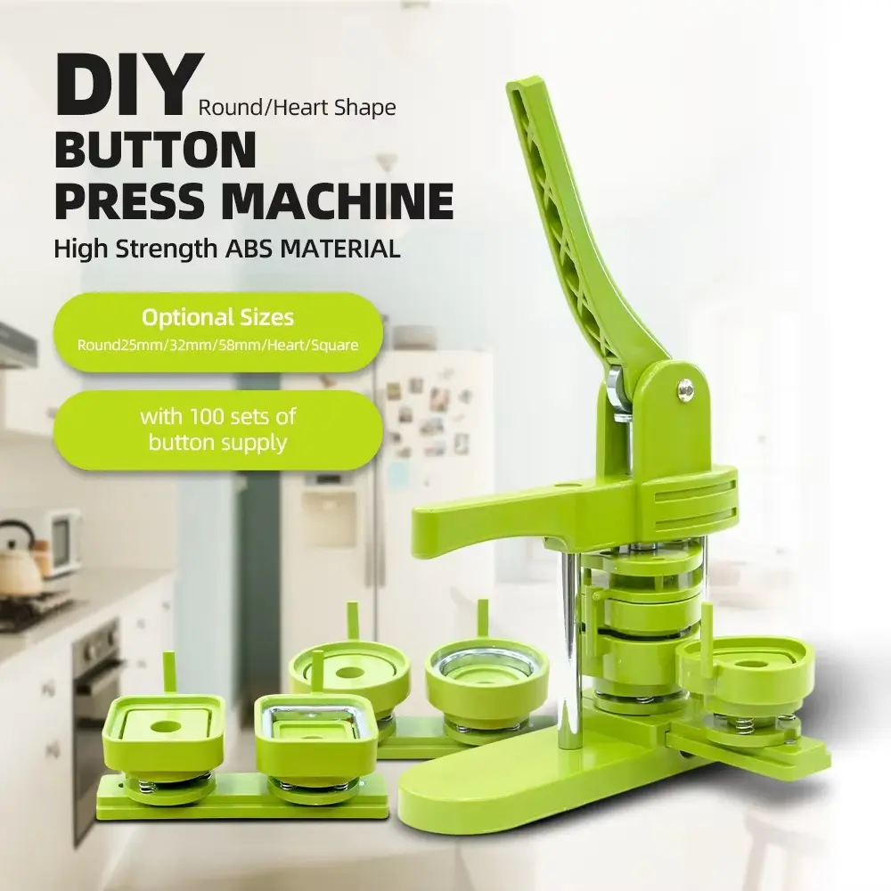 Professional 3-in-1 Heart Shape Fridge Magnet Making Machine detail image 2