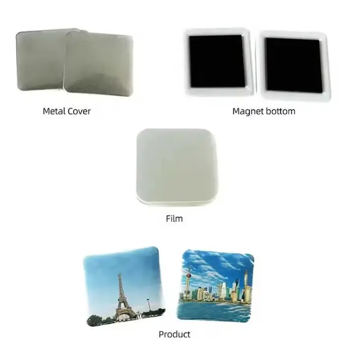 Square Fridge Magnet Making Machine for Custom Souvenir Production - Image 4