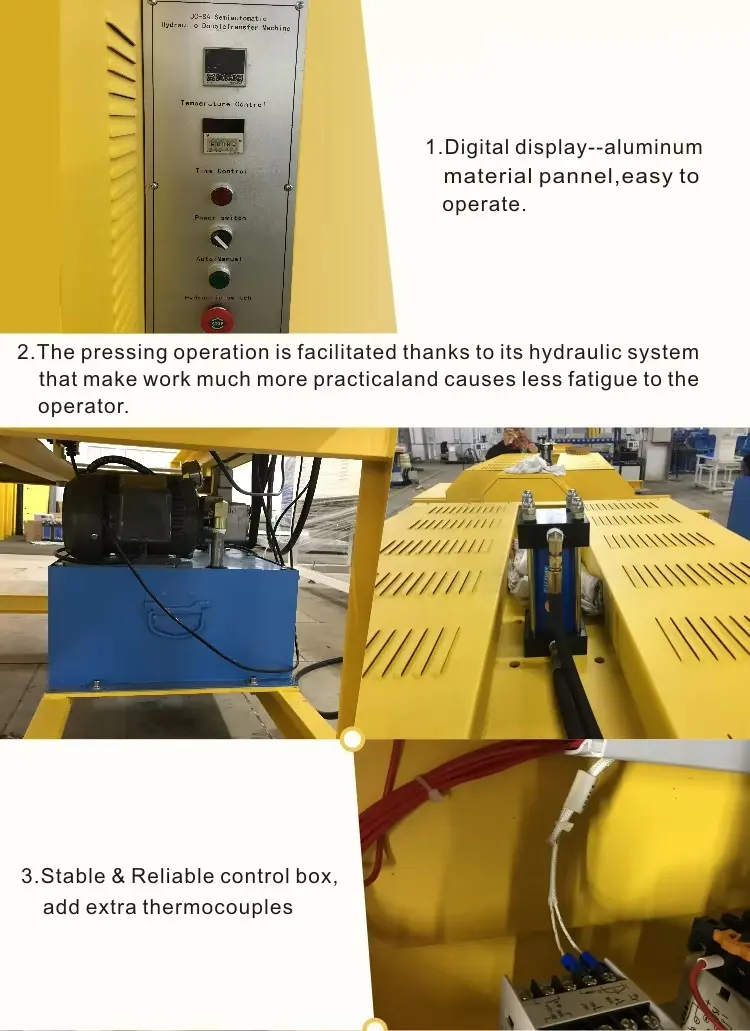 Wholesale Large Format Hydraulic Heat Press Machine detail image 2