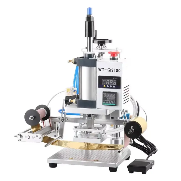 Hydraulic Hot Foil Stamping and Heat Press Machine for Industrial Use