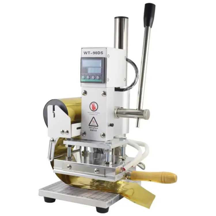 Manual Leather Hot Foil Stamping Machine for Logo Embossing