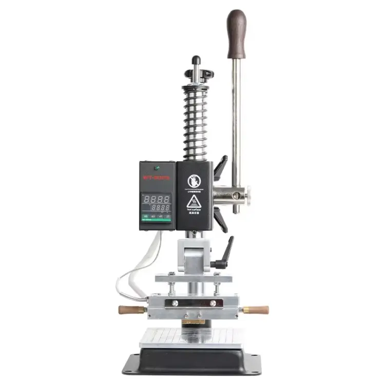 WT-90PS Flip Head Hot Foil Stamping Machine for Precise Logo Transfer