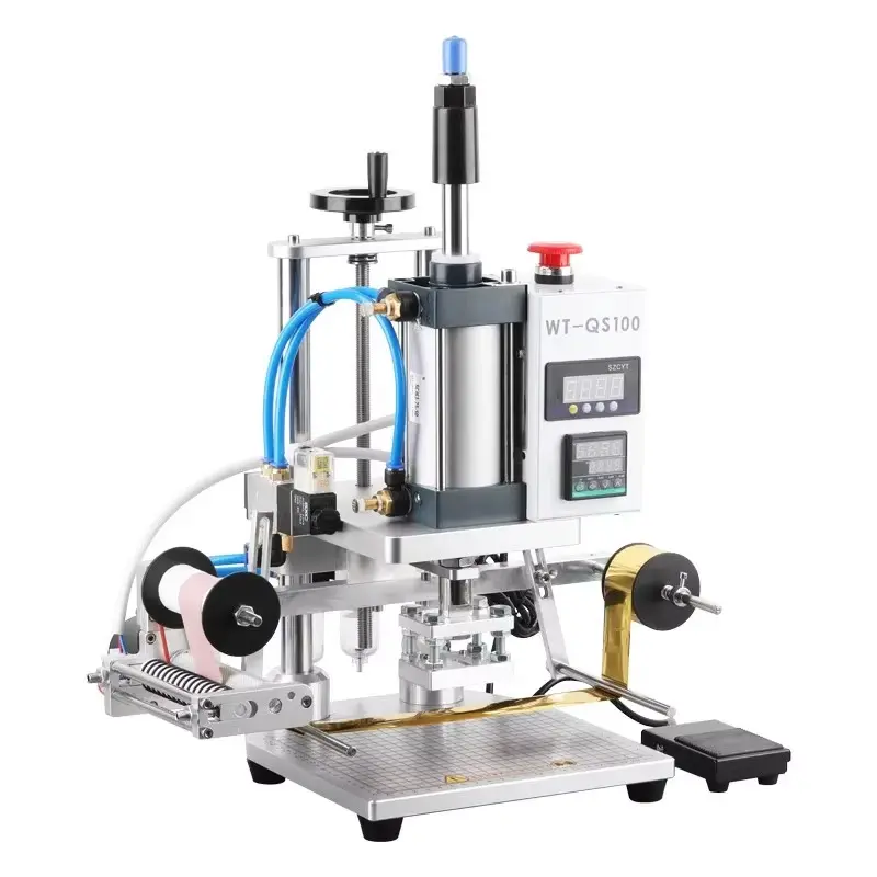 Hydraulic Hot Foil Stamping and Heat Press Machine for Industrial Use - Image 2