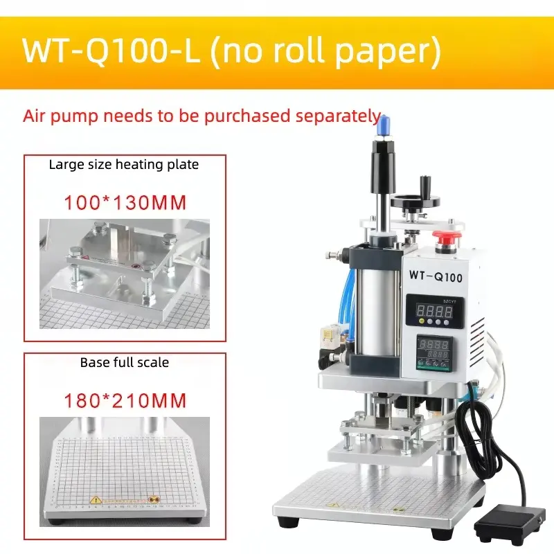 Hydraulic Hot Foil Stamping and Heat Press Machine for Industrial Use - Image 5