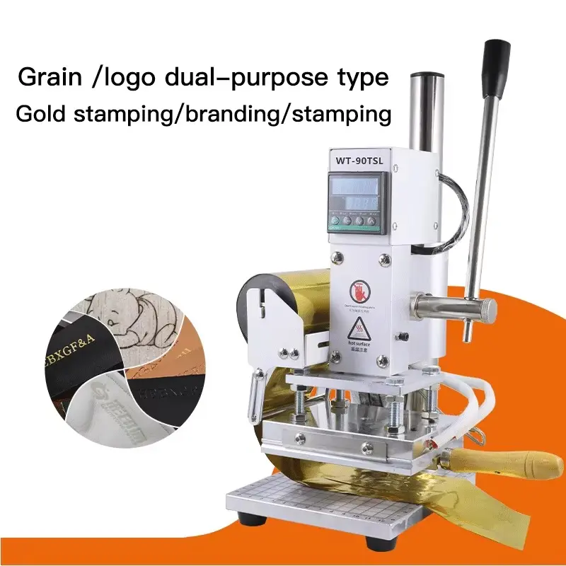 WT-90DS Digital Manual Hot Foil Stamping Machine for Leather and Cards - Image 5