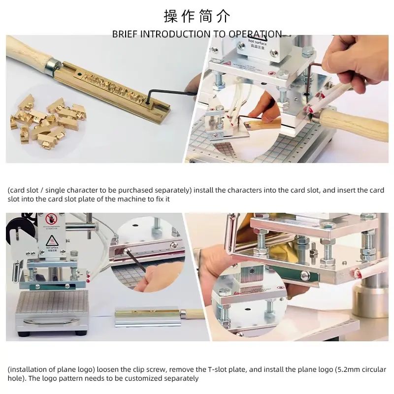 WT-90DS Digital Manual Hot Foil Stamping Machine for Leather and Cards - Image 6