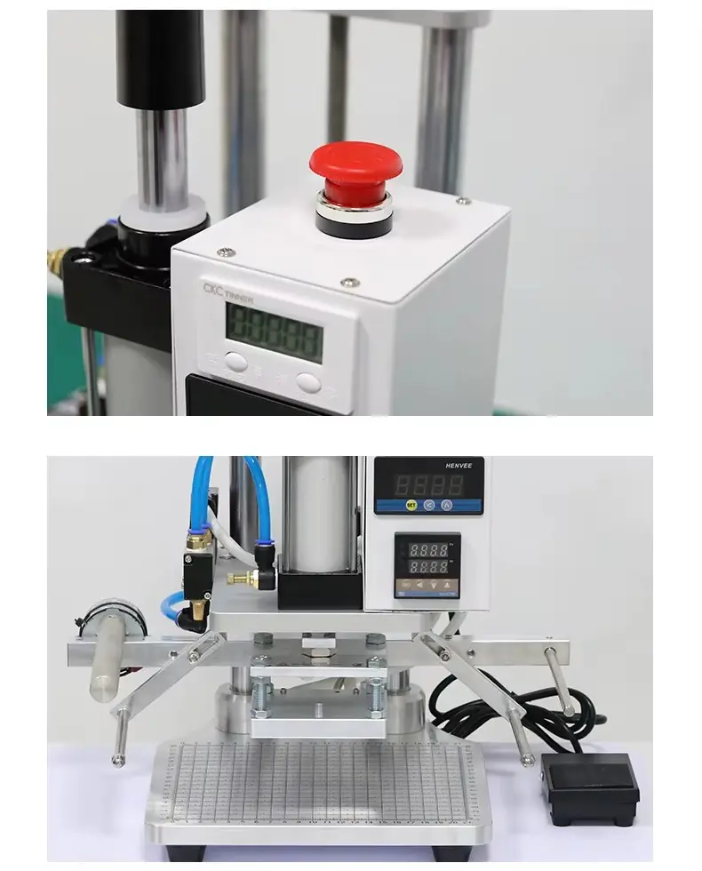 Hydraulic Hot Foil Stamping and Heat Press Machine for Industrial Use