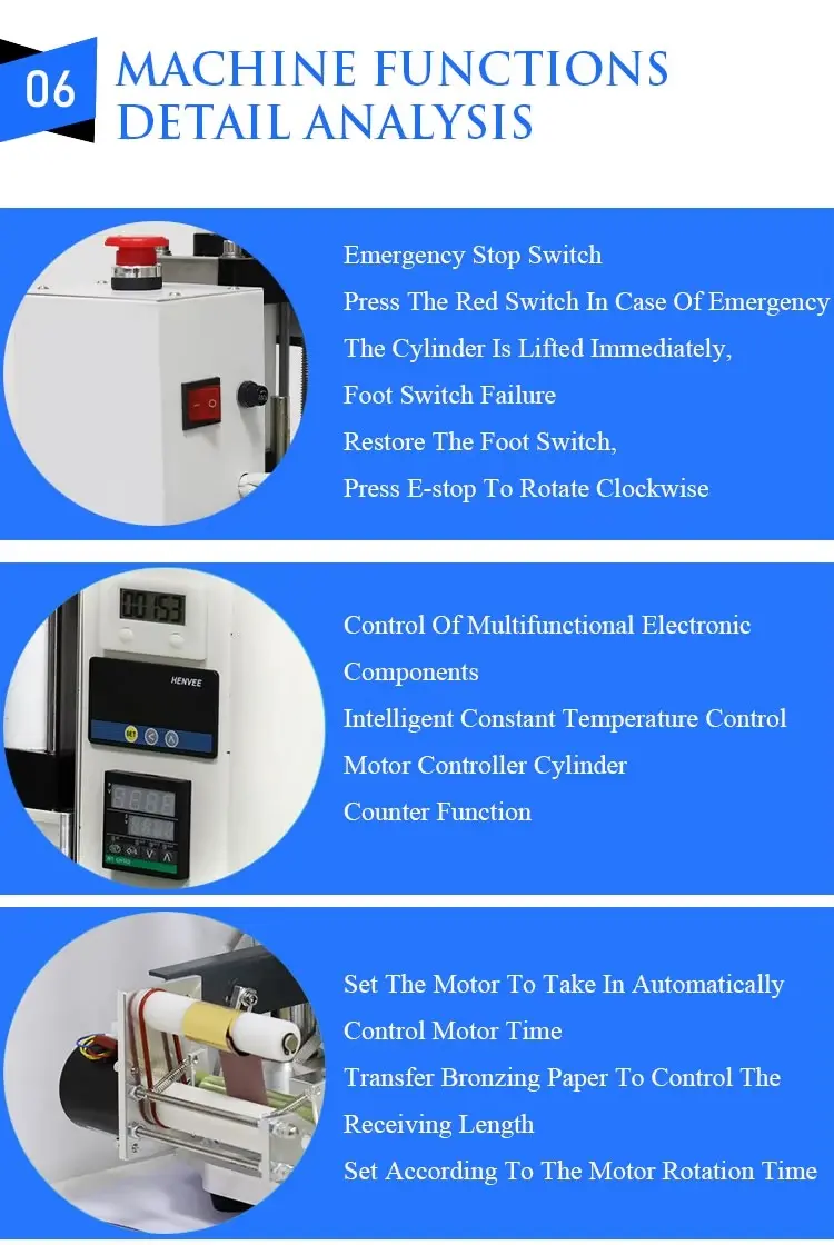 Hydraulic Hot Foil Stamping and Heat Press Machine for Industrial Use