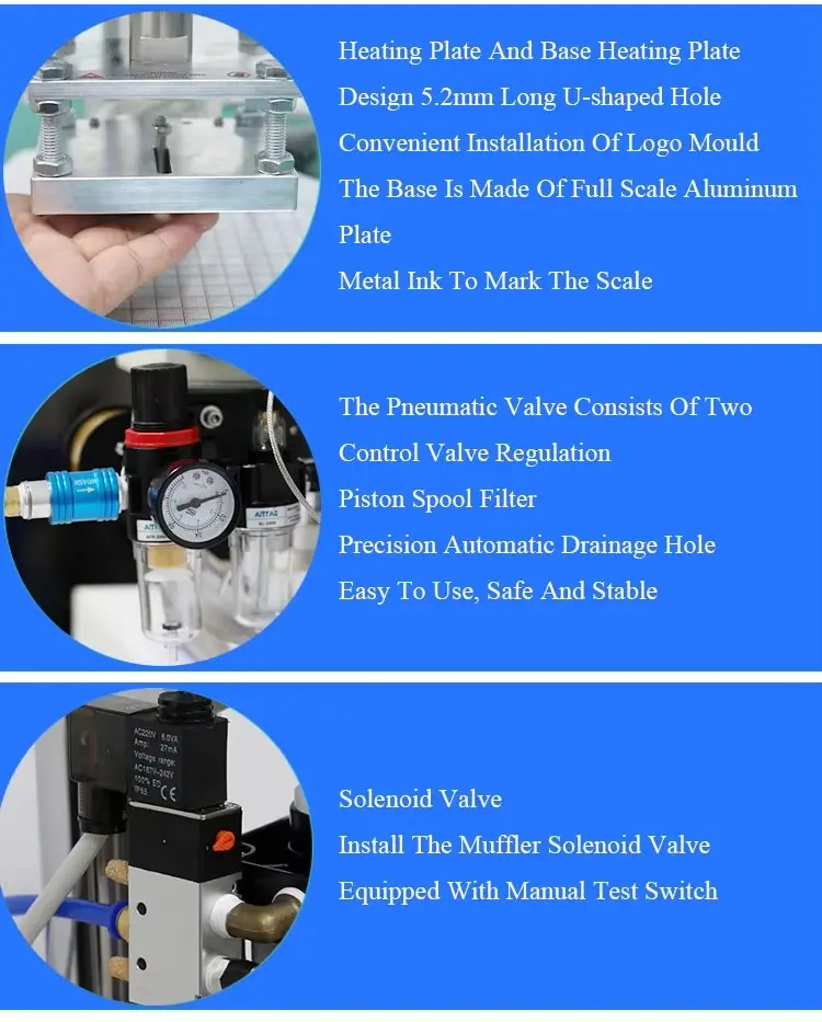 Hydraulic Hot Foil Stamping and Heat Press Machine for Industrial Use
