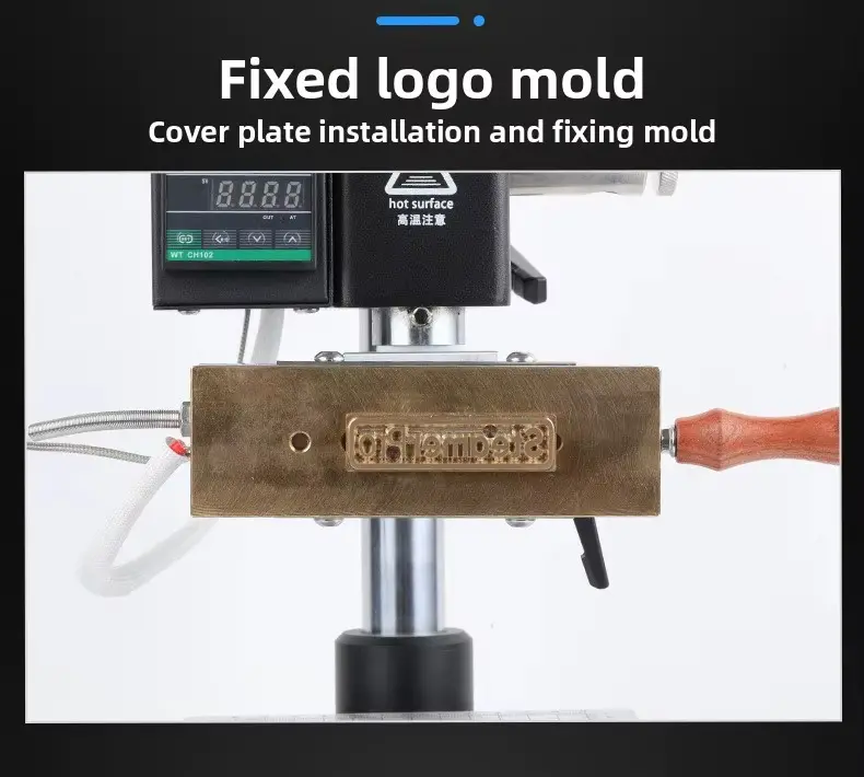 WT-90PS Flip Head Hot Foil Stamping Machine for Precise Logo Transfer