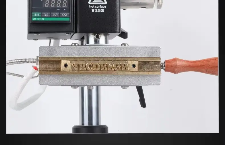 WT-90PS Flip Head Hot Foil Stamping Machine for Precise Logo Transfer