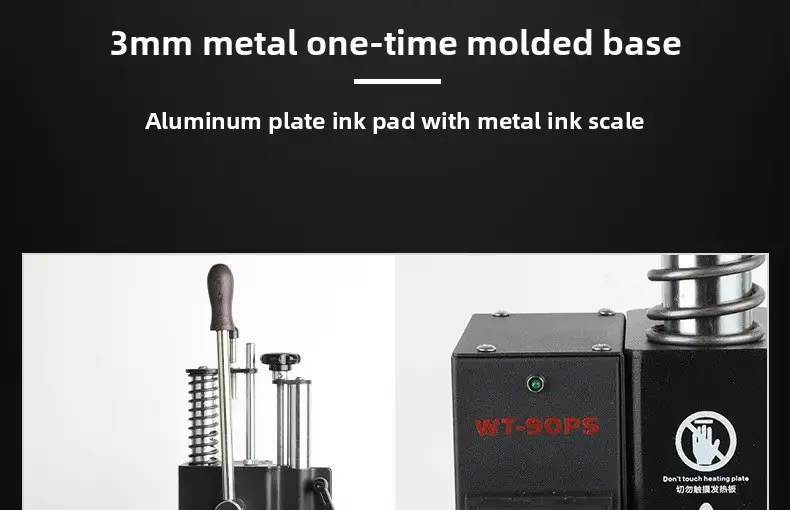 WT-90PS Flip Head Hot Foil Stamping Machine for Precise Logo Transfer