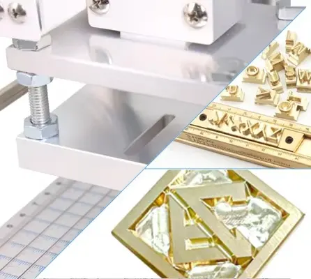 Manual Leather Hot Foil Stamping Machine for Logo Embossing