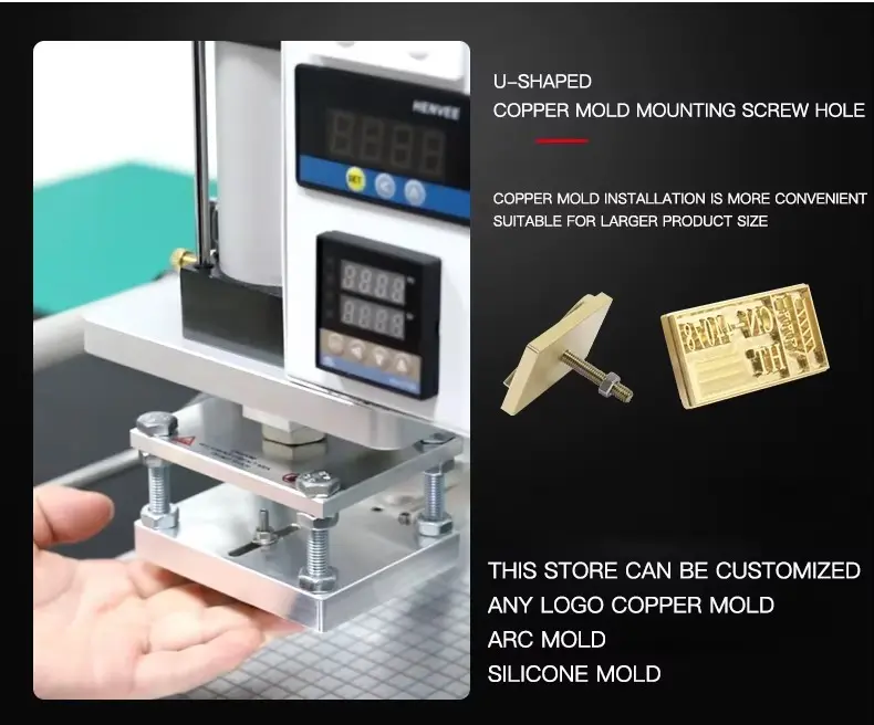 Hydraulic Hot Foil Stamping and Heat Press Machine for Industrial Use