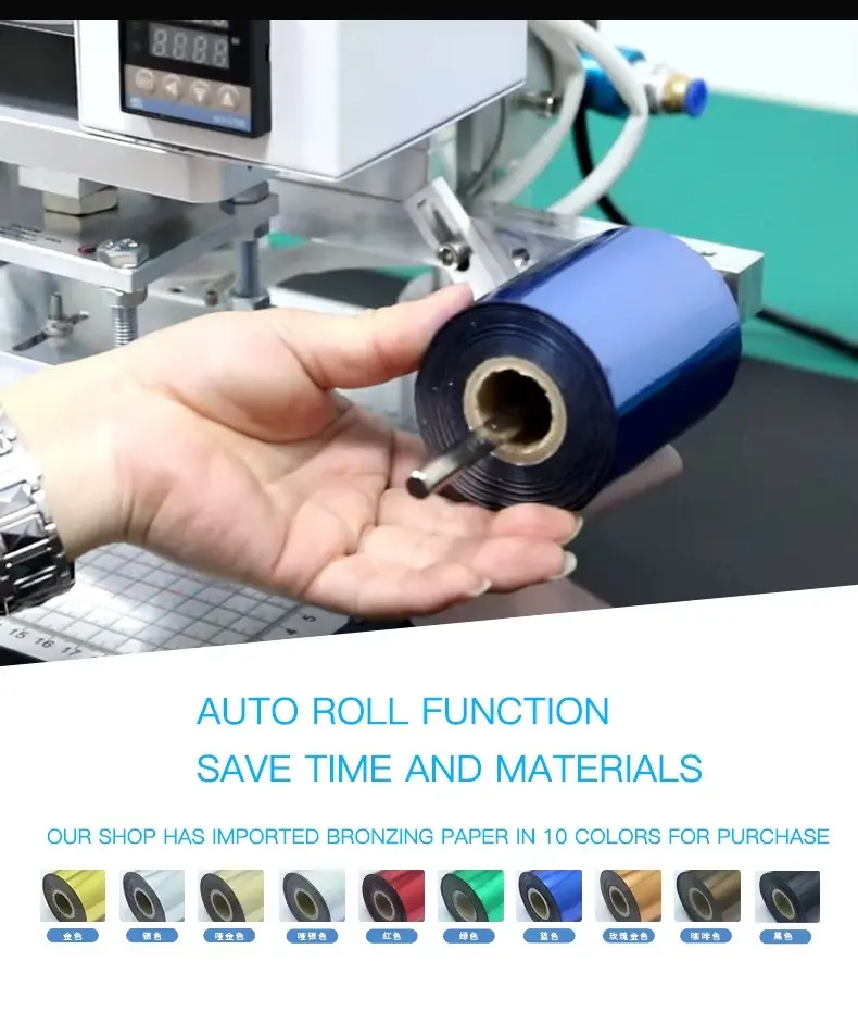 Hydraulic Hot Foil Stamping and Heat Press Machine for Industrial Use