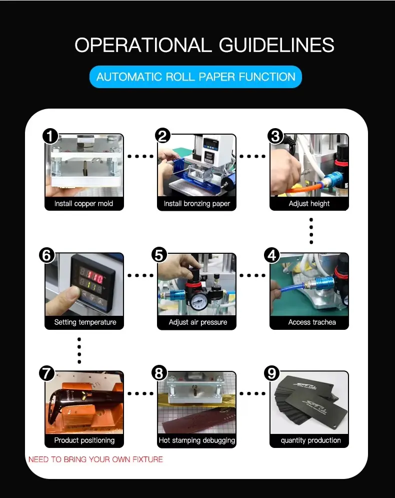 Hydraulic Hot Foil Stamping and Heat Press Machine for Industrial Use